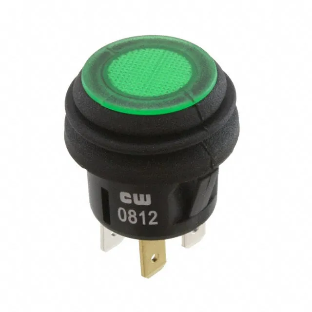 GPB527D2L02BG1 (SWITCH PUSHBUTTON SPST 10A 125V)