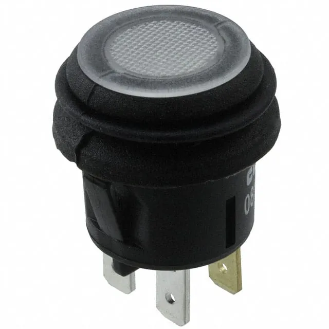 GPB527D2L02BW1 (SWITCH PUSHBUTTON SPST 10A 125V)