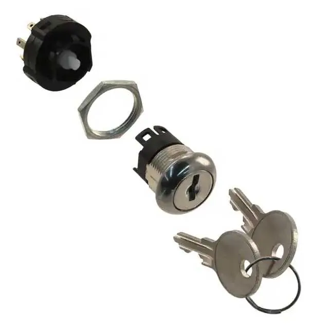H2011U2F205NQ (SW KEY 2POS DPDT 12A 125V 5PC)