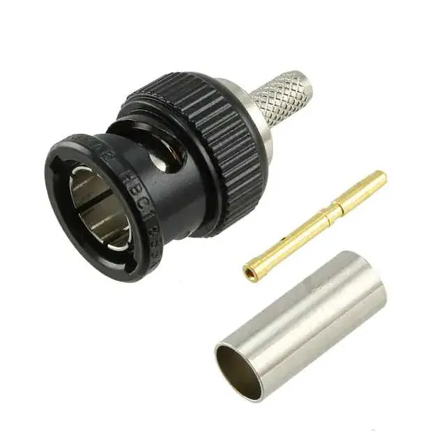 HBC1855A (CONN HDBNC PLUG STR 75 OHM CRIMP)