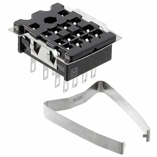 HC4-SS-K (SOCKET SLD TAB W/CLIP HC4 RELAY)