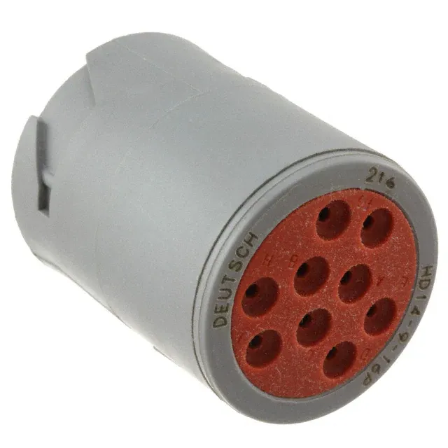 HD14-9-16P (CONN RCPT HSNG MALE 9POS INLINE)