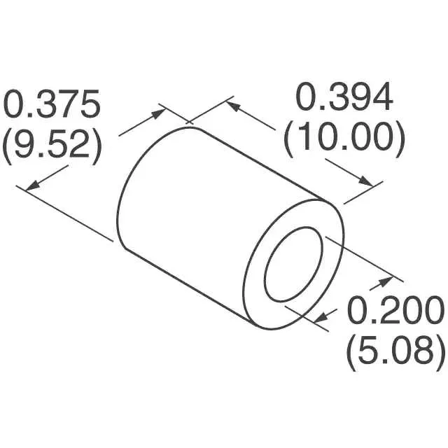 HFB095051-100 (FERRITE CORE 64 OHM SOLID 5.08MM)