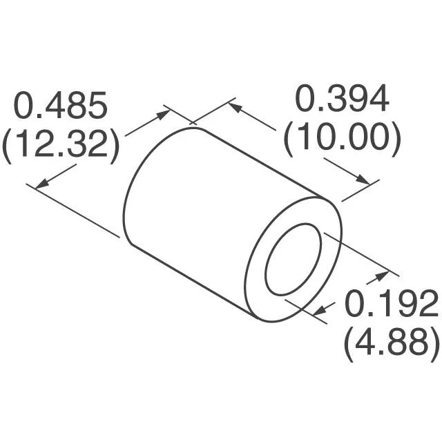 HFB123049-100 (FERRITE CORE 97 OHM SOLID 4.88MM)