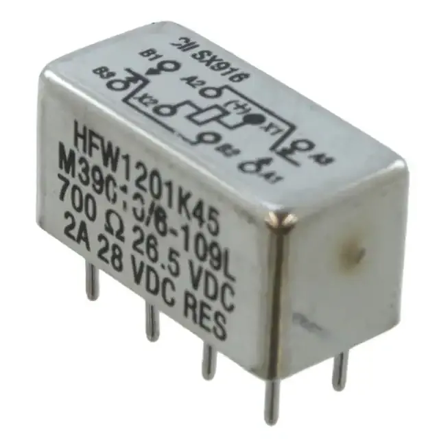HFW1201K45 (RELAY GEN PURPOSE DPDT 2A 26.5V)