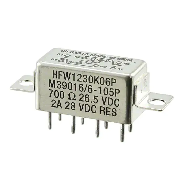 HFW1230K06P (RELAY GEN PURPOSE DPDT 2A 26.5V)