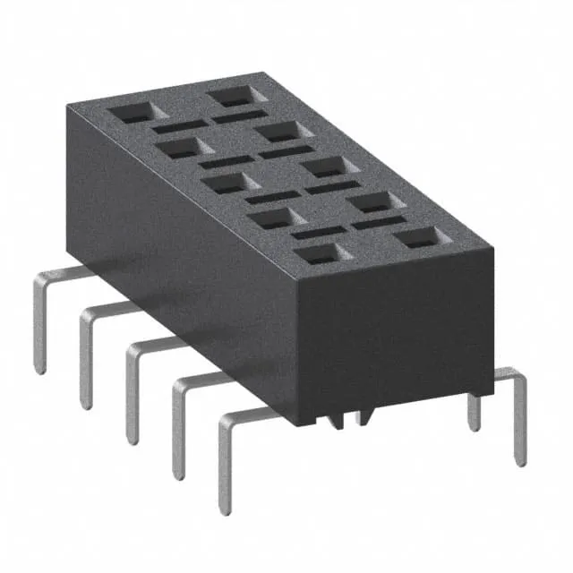 HLE-105-02-L-DV-PE-BE-LC (.100 TIGER BEAM SOCKET ASSEMBLY)