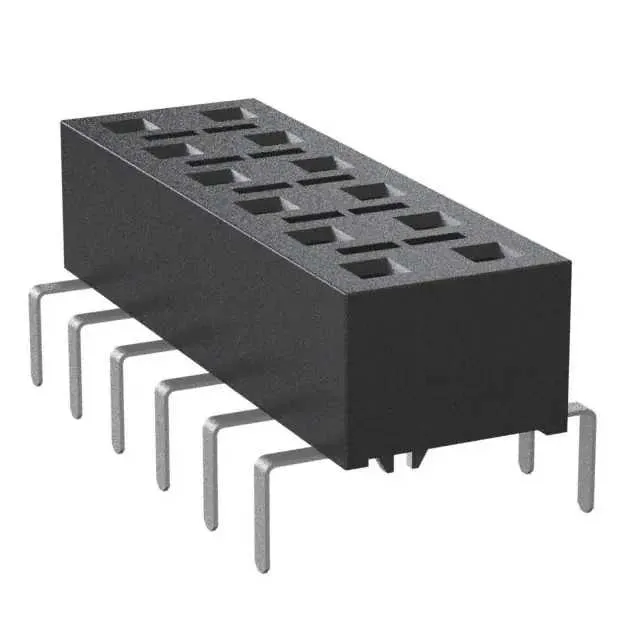 HLE-106-02-L-DV-PE-LC (.100 TIGER BEAM SOCKET ASSEMBLY)
