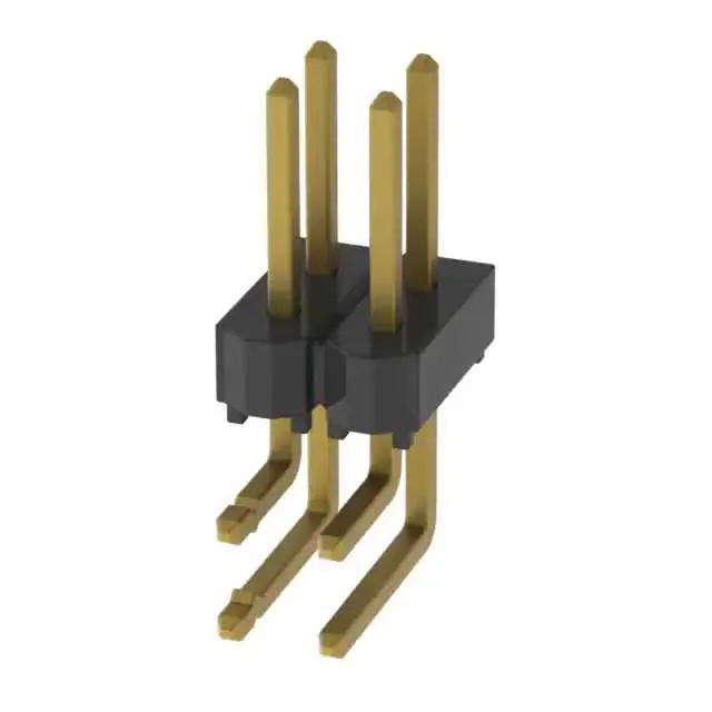 HTSW-102-08-G-D-LA (CONN HEADER 4POS.1 T/H GOLD")