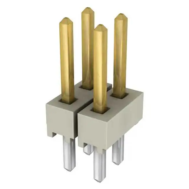 HTSW-102-26-S-D (CONN HEADER 4POS.1 T/H GOLD")