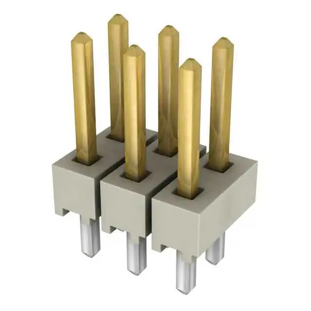 HTSW-103-23-L-D (CONN HEADER 6POS.1 T/H")