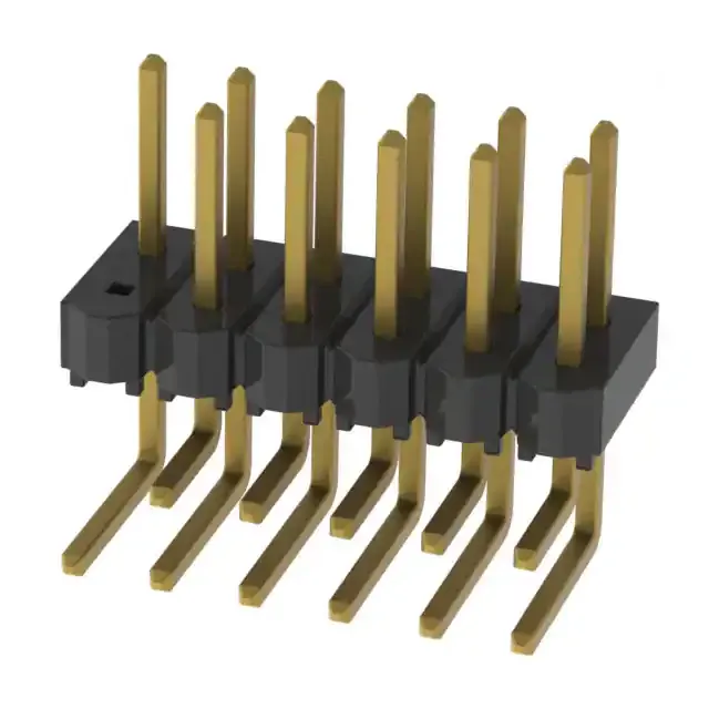 HTSW-106-08-G-D-RA-001 (.025'' SQ. TERMINAL STRIPS)