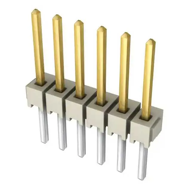 HTSW-106-25-S-S (CONN HEADER 6POS 2.54MM T/H)