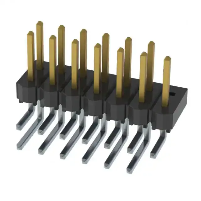 HTSW-107-08-F-D-RA-014 (.025'' SQ. TERMINAL STRIPS)