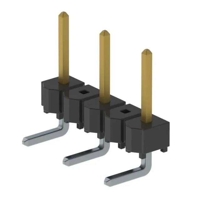 HTSW-203-08-L-S-RA (.025'' SQ. TERMINAL STRIPS)