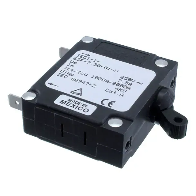IEG1-1-63F-7.50-01-V (CIR BRKR MAG-HYDR LEVER 7.5A)