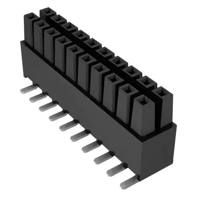 IPS1-110-01-L-D-VS (.100 DOUBLE ROW SHROUDED SOCKET)