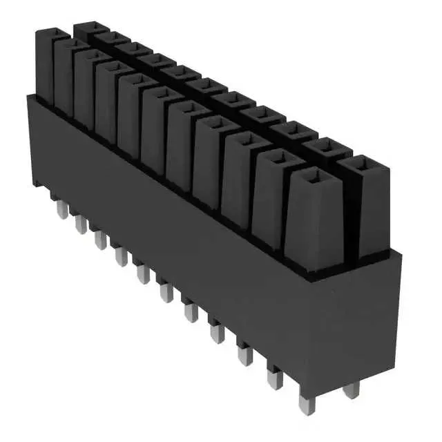 IPS1-111-01-S-D (.100 DOUBLE ROW SHROUDED SOCKET)