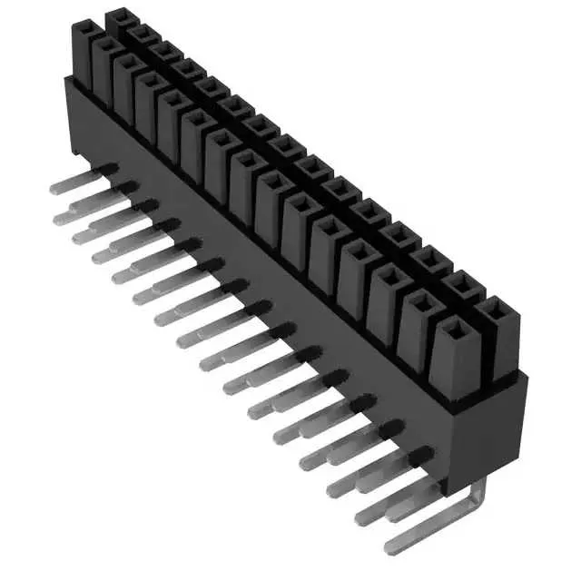 IPS1-115-01-L-D-RA (.100 DOUBLE ROW SHROUDED SOCKET)