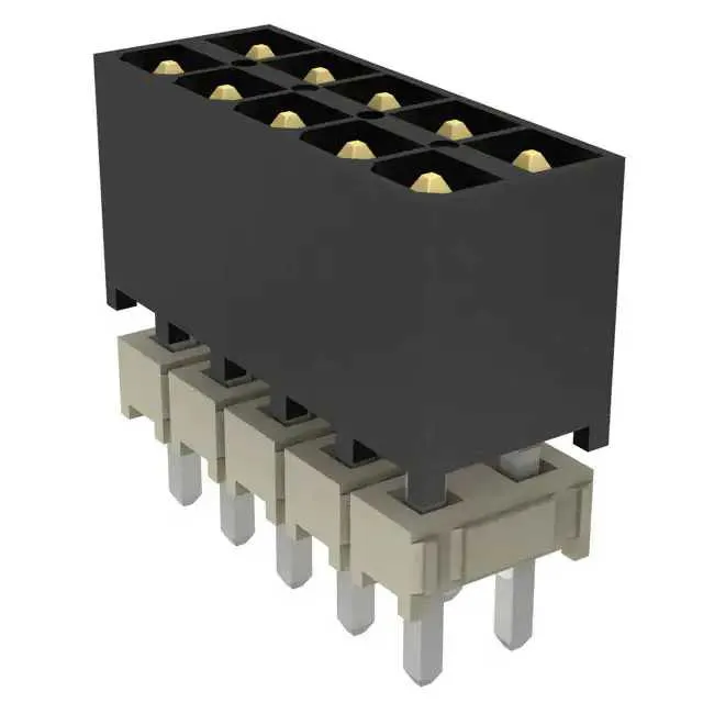 IPT1-105-02-L-D (.100 DOUBLE ROW SHROUDED TERMINA)