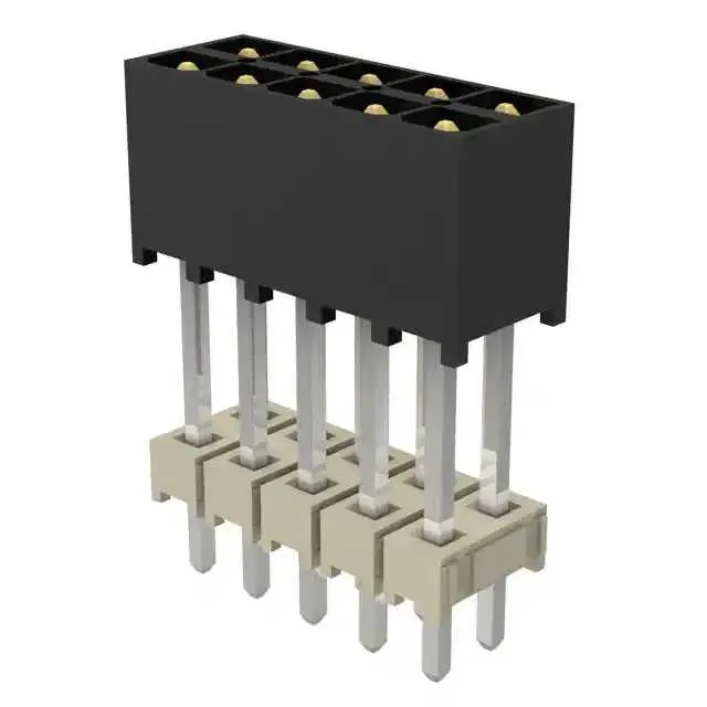 IPT1-105-04-L-D (.100 DOUBLE ROW SHROUDED TERMINA)