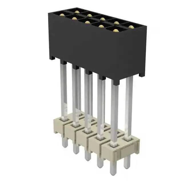 IPT1-105-06-L-D (.100 DOUBLE ROW SHROUDED TERMINA)