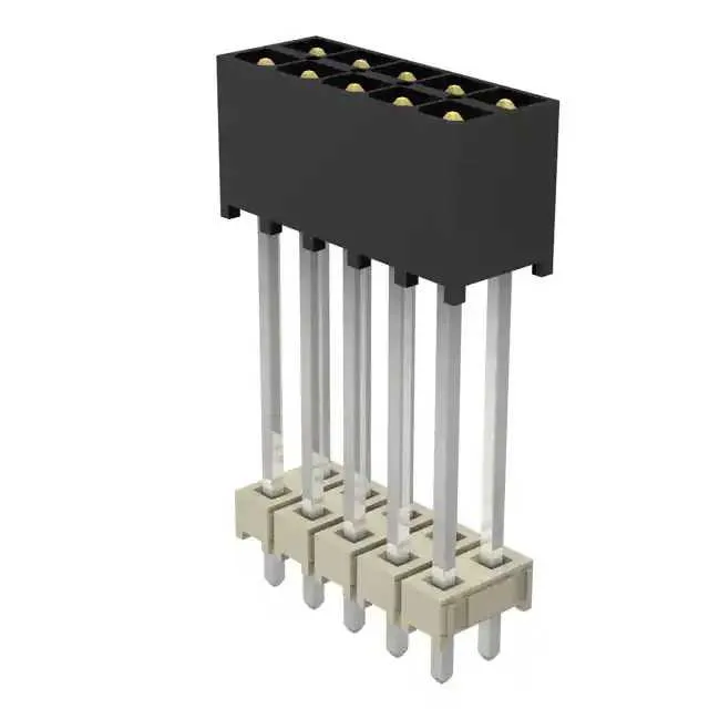 IPT1-105-07-L-D (.100 DOUBLE ROW SHROUDED TERMINA)