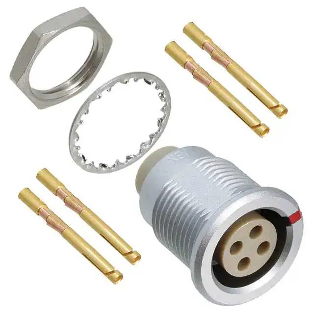 JBXER2G04FCSDSR (CONN RCPT FMALE 4POS GOLD CRIMP)