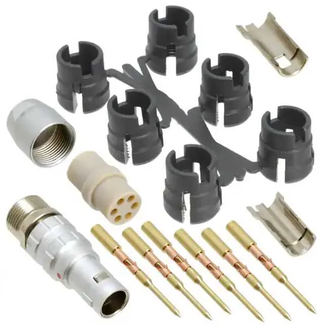 JBXFD1G06MCSDSR (CONN PLUG MALE 6POS GOLD CRIMP)