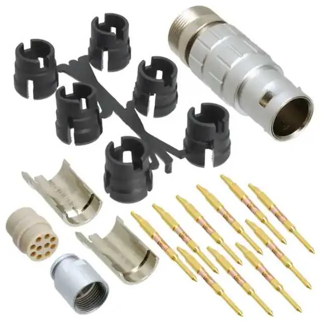 JBXFD2G10MSSDSMR (CONN PLUG MALE 10POS SOLDER CUP)