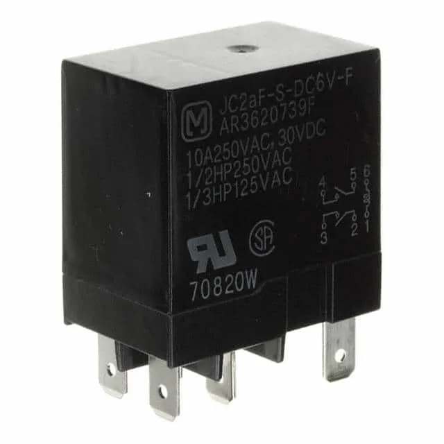 JC2AF-S-DC6V-F (RELAY GEN PURPOSE DPST 10A 6V)