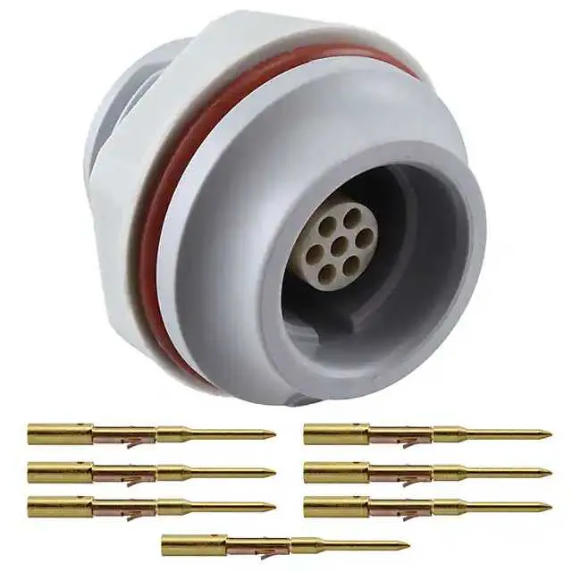 JMXHH1G07FCUDSU (CONN RCPT FMALE 7POS GOLD CRIMP)