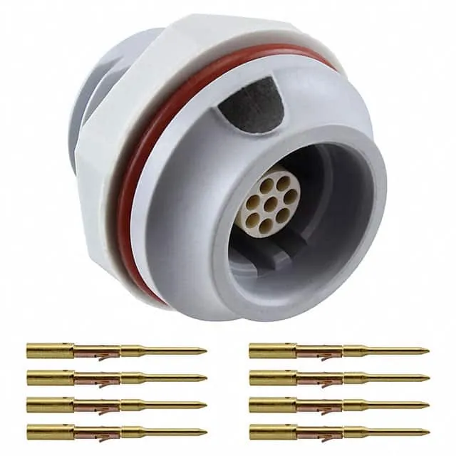 JMXHH1G08FCUDSU (CONN RCPT FMALE 8POS GOLD CRIMP)