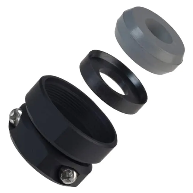 JR21WCC-10 (CONN CABLE CLAMP SZ 21 M24 BLACK)