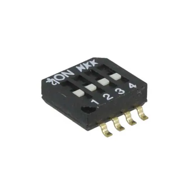 JS0404FP4-S (SWITCH SLIDE DIP SPST 25MA 24V)