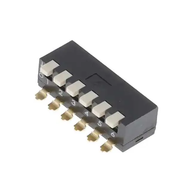 KAC06LGGR (SWITCH PIANO DIP SPST 25MA 24V)