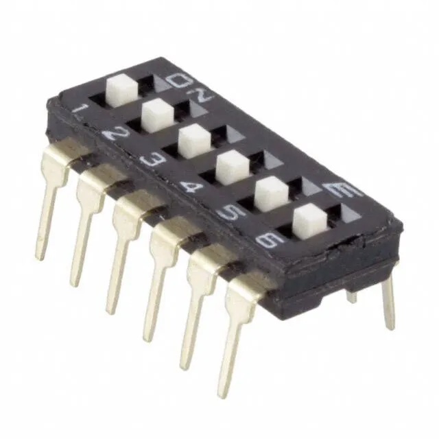 KAE06LAGT (SWITCH SLIDE DIP SPST 25MA 24V)