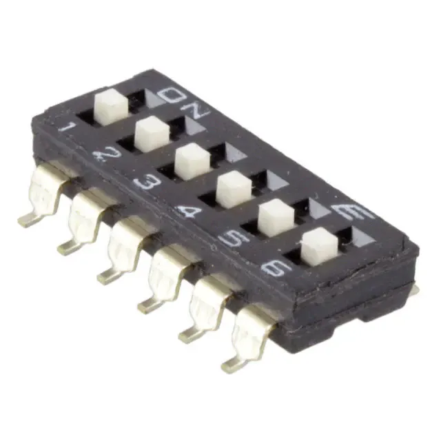 KAE06LGGT (SWITCH SLIDE DIP SPST 25MA 24V)