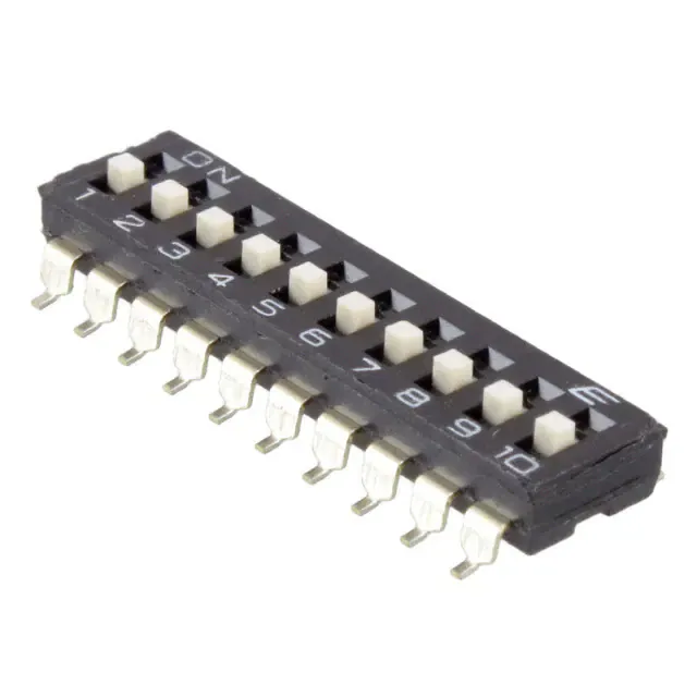 KAE10LGGT (SWITCH SLIDE DIP SPST 25MA 24V)