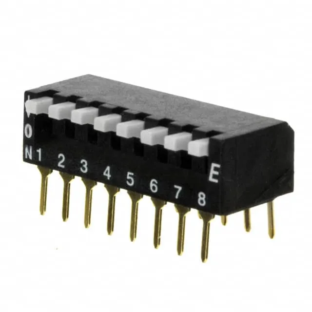 KAR08LAGT (SWITCH PIANO DIP SPST 25MA 24V)