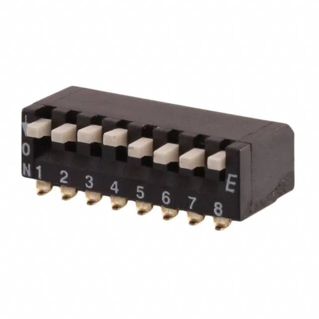KAR08LGGT (SWITCH PIANO DIP SPST 25MA 24V)