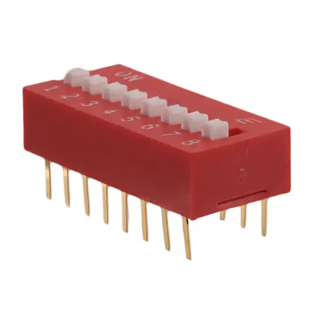 KAS1108ET (SWITCH SLIDE DIP SPST 25MA 24V)