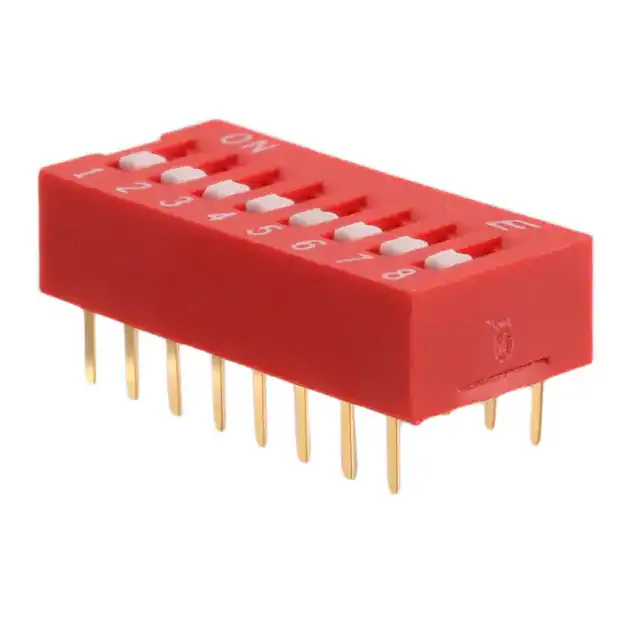 KAS1108RT (SWITCH SLIDE DIP SPST 25MA 24V)