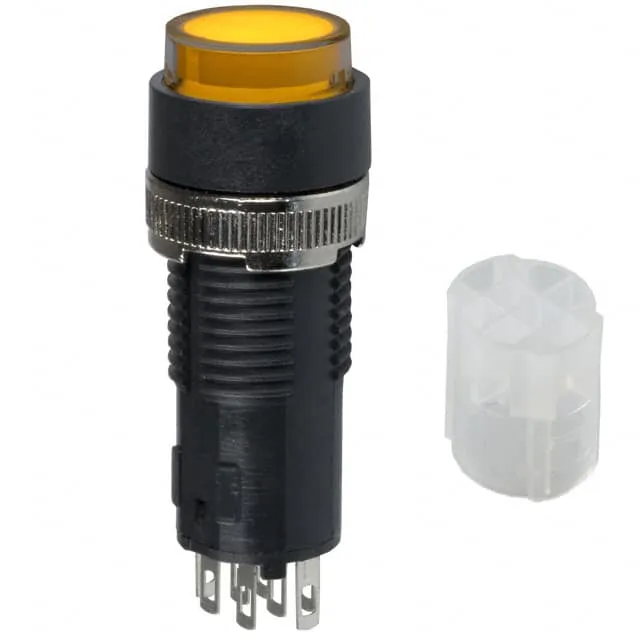 KB25CKW01-5D-JD (SWITCH PUSHBUTTON DPDT 1A 125V)