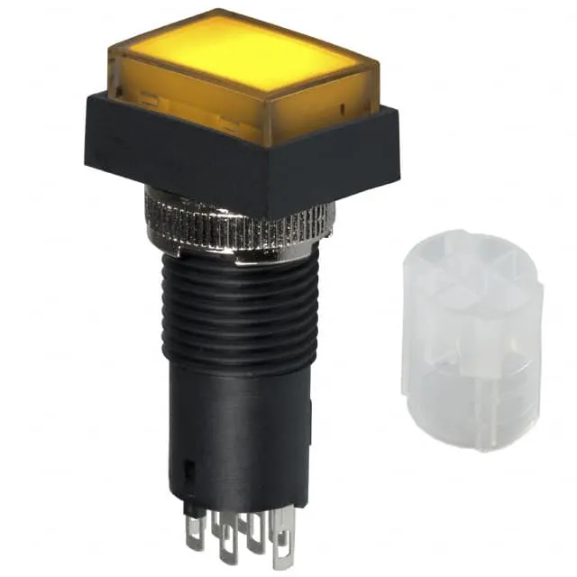 KB26RKW01-5D-JD (SWITCH PUSHBUTTON DPDT 1A 125V)