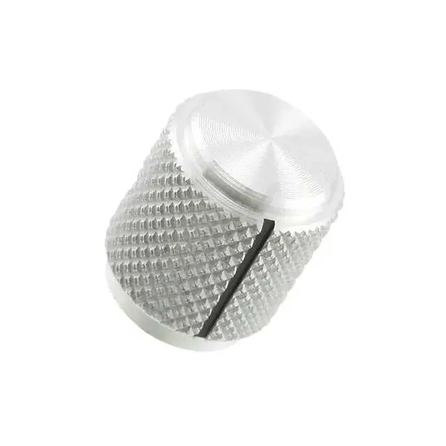 KD500A1/4 (KNOB KNURLED 0.250 METAL")
