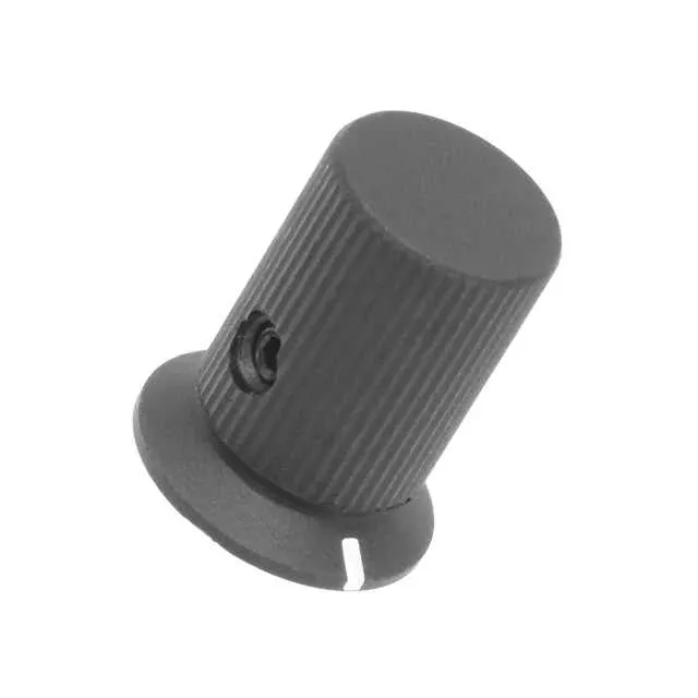 KFS400B1/8 (KNOB KNURLED W/SKRT 0.126 METAL")