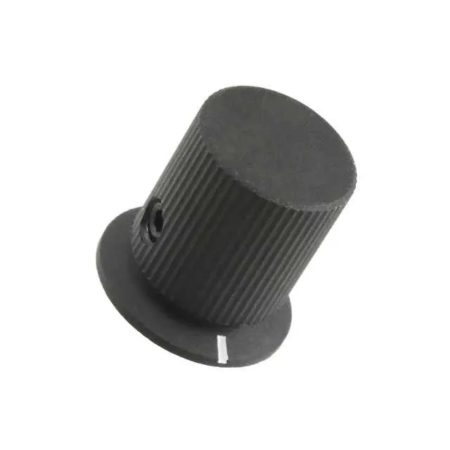 KFS500B1/4 (KNOB KNURLED W/SKRT 0.250 METAL")