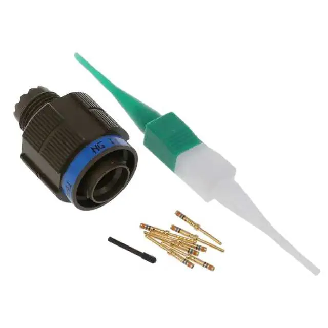 KJA6T9W35PN (CONN PLUG MALE 6POS GOLD CRIMP)