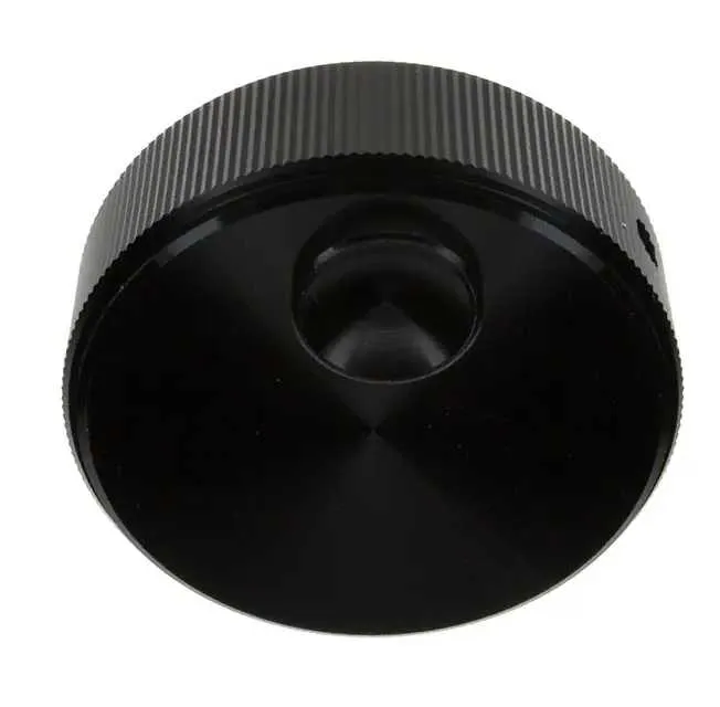 KN1751BS1/4 (KNOB KNURLED 0.250 METAL")